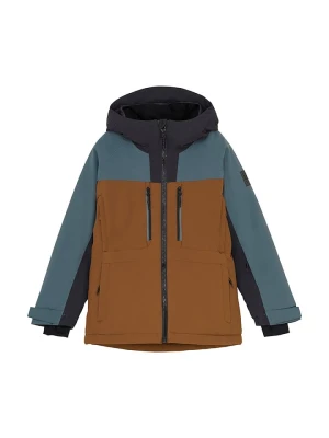 Color Kids Kurtka narciarska w kolorze jasnobrązowo-niebieskim rozmiar: 164