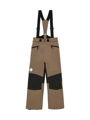 Color Kids Spodnie narciarskie w kolorze brązowym rozmiar: 110