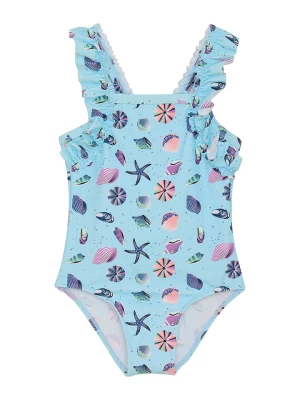 Color Kids Strój kąpielowy w kolorze błękitnym ze wzorem rozmiar: 152