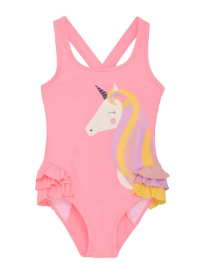 Color Kids Strój kąpielowy w kolorze jasnoróżowym ze wzorem rozmiar: 92