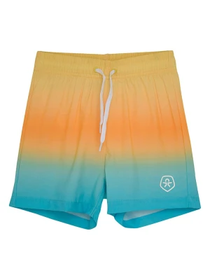 Color Kids Szorty kąpielowe w kolorze niebiesko-pomarańczowym rozmiar: 122