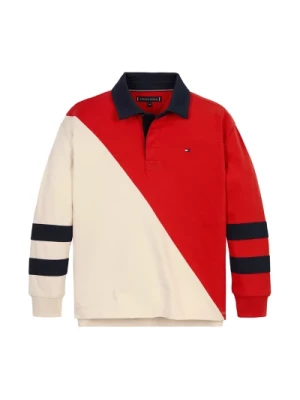 Colorblock Rugby Polo T-shirty i Polosy Tommy Hilfiger