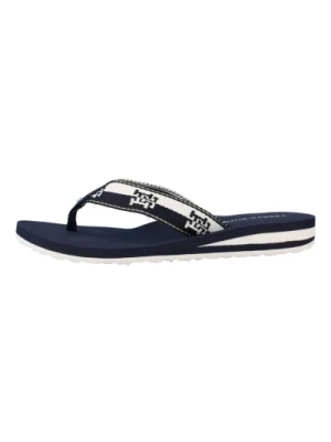 Colorblock Webbing Flip Flops Tommy Hilfiger