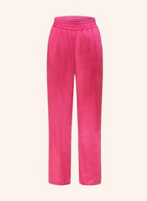 Colourful Rebel Spodnie Marlena Jiby Z Satyny pink