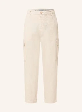 Colours & Sons Bojówki Regular Fit Z Lnem I Skróconymi Nogawkami beige