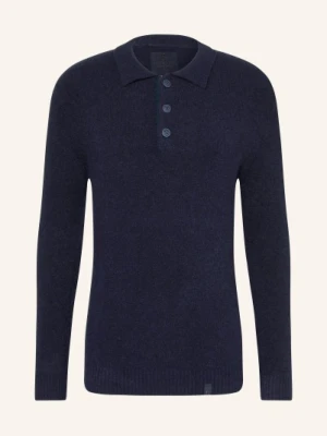 Colours & Sons Dzianinowa Koszulka Polo blau