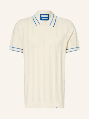 Colours & Sons Dzianinowa Koszulka Polo weiss