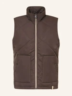 Colours & Sons Kamizelka Pikowana Z Izolacją Dupont™ Sorona® braun