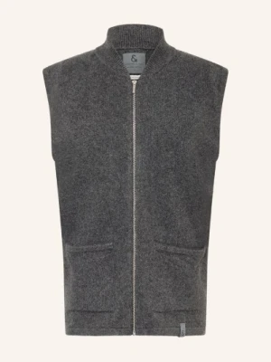 Colours & Sons Kamizelka Z Dzianiny grau