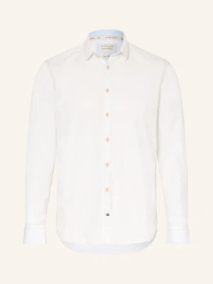 Colours & Sons Koszula Slim Fit Z Dodatkiem Lnu weiss