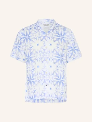 Colours & Sons Koszula Wypoczynkowa Greek Tile O Kroju Regular Fit blau