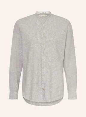 Colours & Sons Koszula Z Dodatkiem Lnu Regular Fit gruen