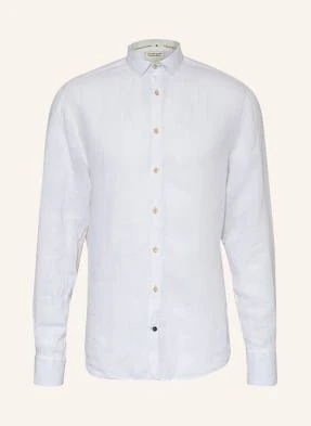 Colours & Sons Koszula Z Lnu Regular Fit weiss