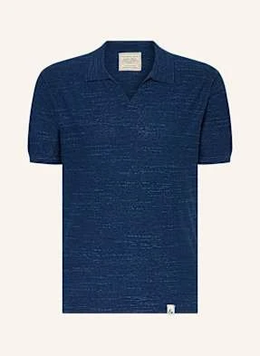 Colours & Sons Koszulka Polo Z Dzianiny blau