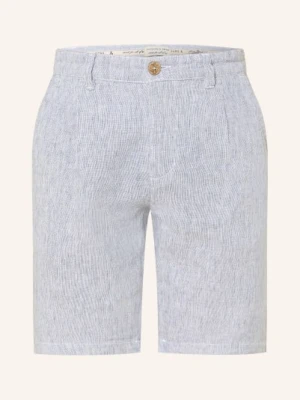 Colours & Sons Szorty Z Lnu blau