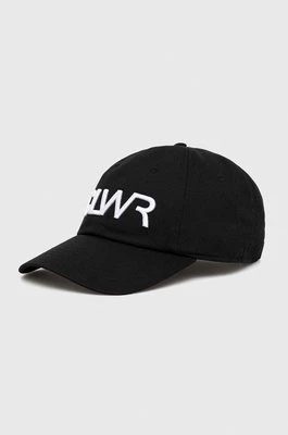Colourwear czapka z daszkiem bawełniana kolor czarny z aplikacją
