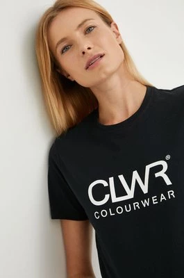 Colourwear t-shirt bawełniany kolor czarny