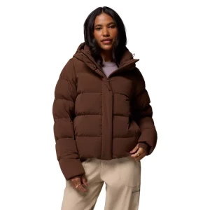 Columbia Amaze Puff Hooded Jacket 2133714256, Damskie, Brązowe, kurtki zimowe, nylon, rozmiar: L