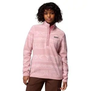 Columbia Benton Spring Printed 1/2 Snap 2085611659, Damskie, Różowe, polary, poliester, rozmiar: L