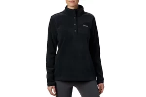 Columbia Benton Springs 1/2 Snap Pullover 1860991010, Damskie, Czarne, polary, poliester, rozmiar: L