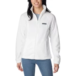 Columbia Benton Springs Full Zip Fleece 1372111125, Damskie, Białe, polary, poliester, rozmiar: L