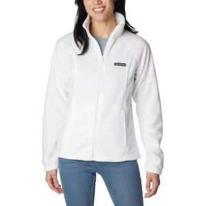 Columbia Benton Springs Full Zip Fleece 1372111125, Damskie, Białe, polary, poliester, rozmiar: XL