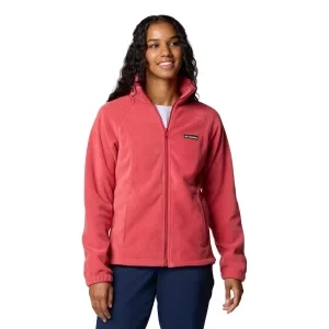 Columbia Benton Springs Full Zip Fleece 1372111603, Damskie, Czerwone, polary, poliester, rozmiar: L