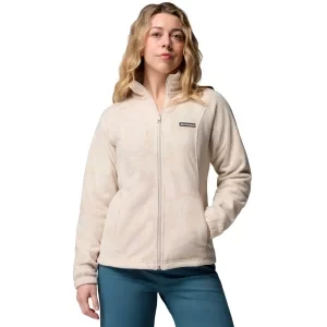 Columbia Benton Springs Printed Full Zip 2021771276, Damskie, Beżowe, polary, poliester, rozmiar: L
