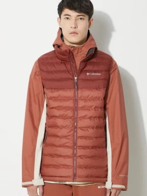 Columbia bezrękawnik Powder Lite męski kolor brązowy przejściowy 1748031