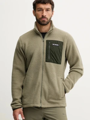 Columbia bluza Jasper męska kolor zielony gładka 2142421