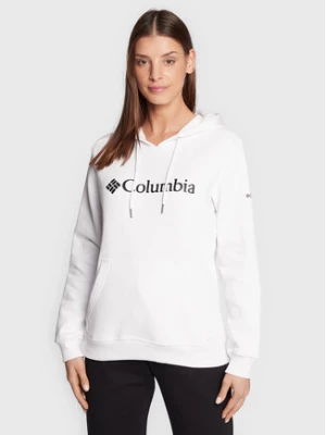 Columbia Bluza Logo 1895751 Biały Regular Fit