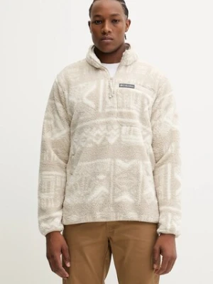 Columbia bluza outdoorowa Rugged Ridge męska kolor beżowy wzorzysta 2135471