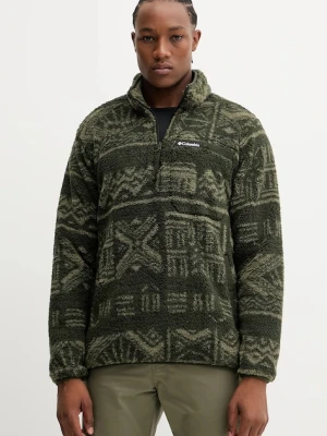 Columbia bluza outdoorowa Rugged Ridge męska kolor zielony wzorzysta 2135471