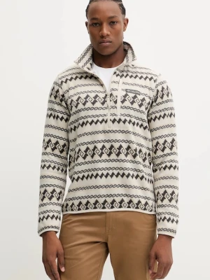 Columbia bluza outdoorowa Sweater Weather męska kolor beżowy wzorzysta 2097741