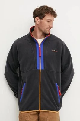 Columbia bluza polarowa Backbowl II Full Zip Fleece kolor czarny wzorzysta 2090851