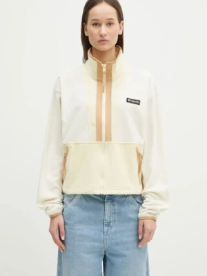 Columbia bluza polarowa Backbowl II FZ Fleece kolor beżowy wzorzysta 2092163