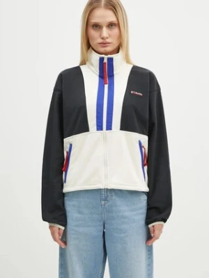 Columbia bluza polarowa Backbowl II FZ Fleece kolor czarny  2092163