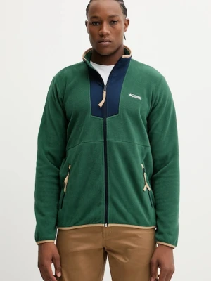 Columbia bluza polarowa Sequoia Grove kolor zielony z aplikacją 2095891