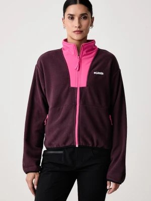 Columbia bluza rozpinana damska polarowa Sequoia Grove bordowy