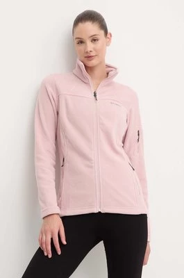 Columbia bluza sportowa Fast Trek II damska kolor różowy gładka 1465351