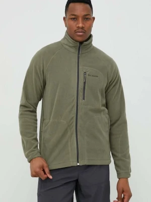 Columbia bluza sportowa Fast Trek II męska kolor zielony gładka