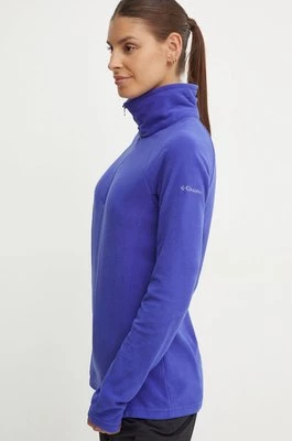 Columbia bluza sportowa Glacial IV damska kolor granatowy gładka