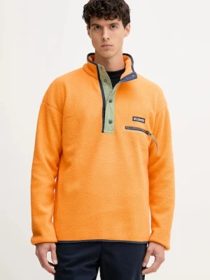 Columbia bluza sportowa Helvetia II kolor pomarańczowy z aplikacją 2090891