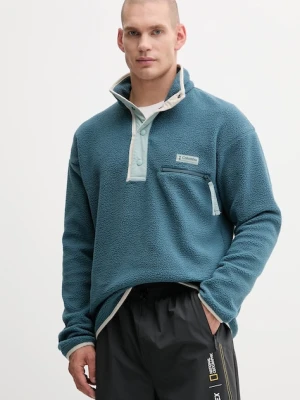 Columbia bluza sportowa Helvetia II kolor turkusowy gładka 2090891