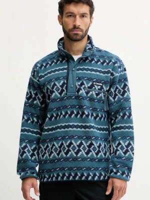 Columbia bluza sportowa Helvetia II kolor turkusowy wzorzysta 2098461