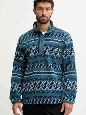 Columbia bluza sportowa Helvetia II kolor turkusowy wzorzysta 2098461