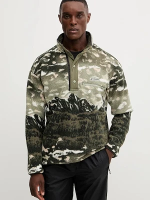 Columbia bluza sportowa Helvetia II kolor zielony wzorzysta 2098461