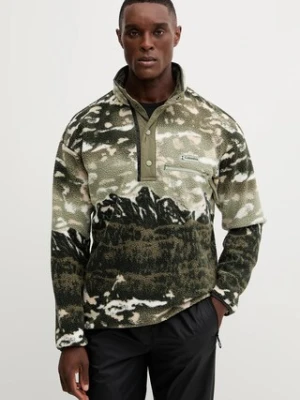 Columbia bluza sportowa Helvetia II kolor zielony wzorzysta 2098461