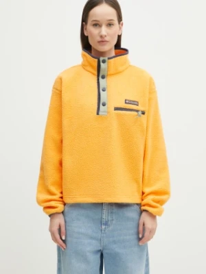 Columbia bluza sportowa Helvetia kolor żółty z aplikacją 2092231