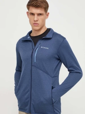 Columbia bluza sportowa Park View kolor niebieski gładka 1952222